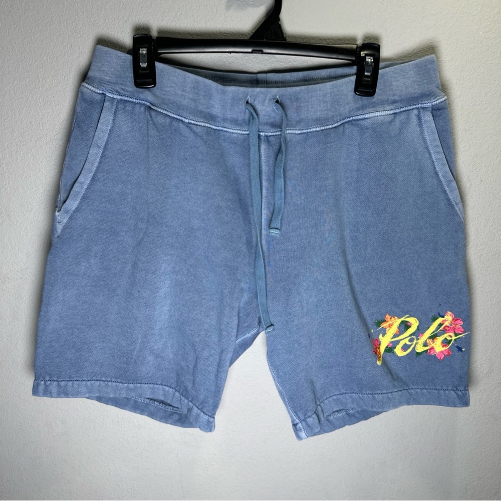 Polo by Ralph Lauren men’s size large blue Hawaiian Shorts with pockets